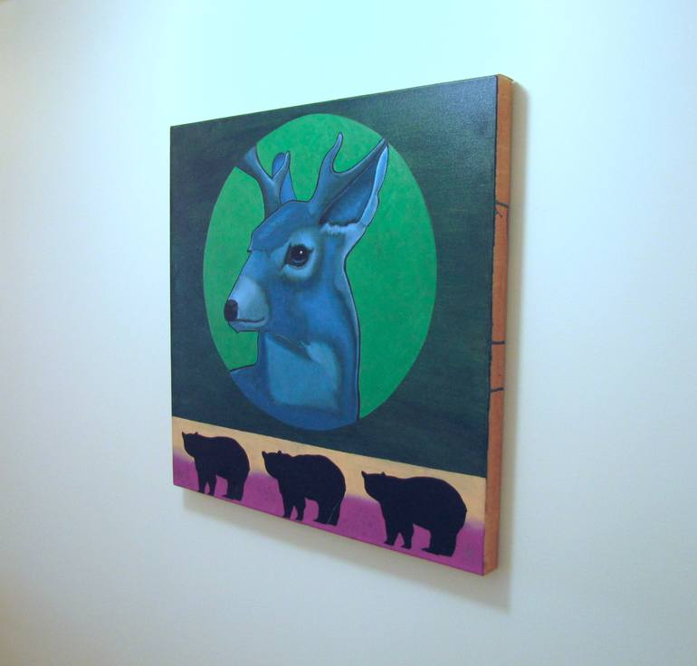 Original Contemporary Animal Painting by Blaine White