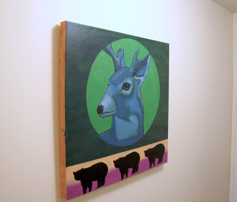 Original Contemporary Animal Painting by Blaine White