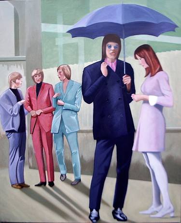 Original Contemporary People Painting by Blaine White