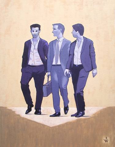 Original Figurative People Paintings by Blaine White