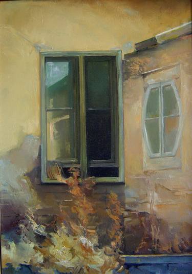 Original Architecture Painting by Milivoje Bogosavljevic