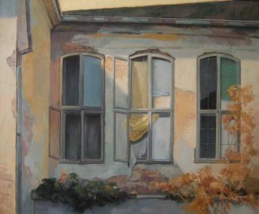 Original Architecture Painting by Milivoje Bogosavljevic