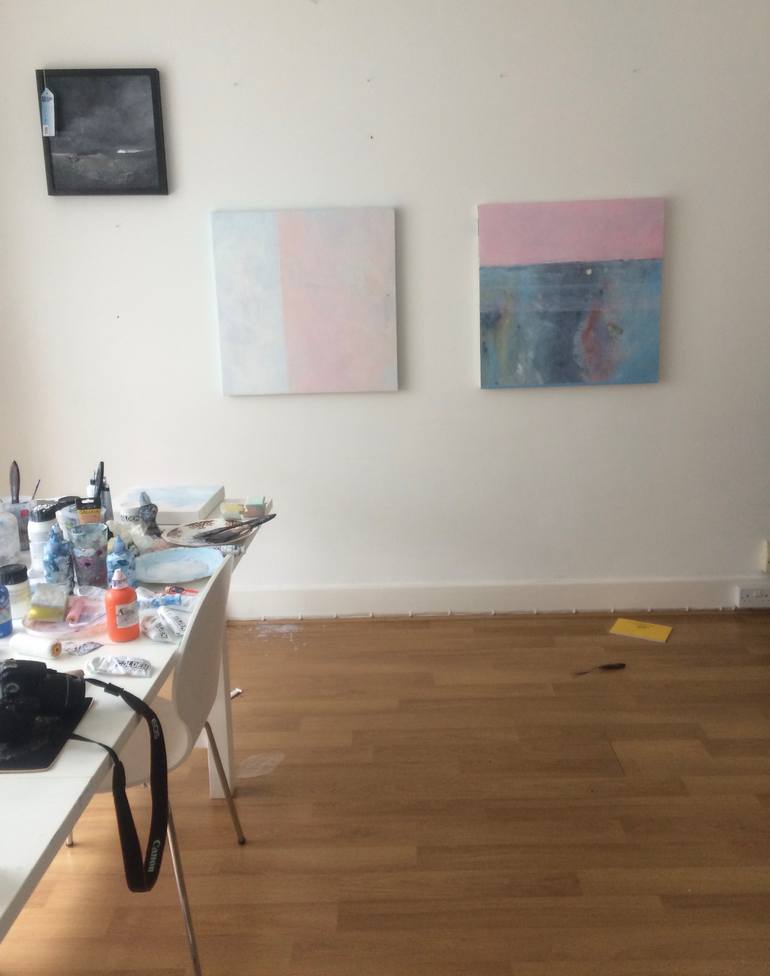 Original Abstract Expressionism Abstract Painting by Jane Martin
