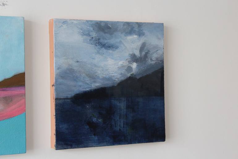 Original Abstract Expressionism Seascape Painting by Jane Martin