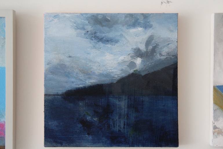 Original Abstract Expressionism Seascape Painting by Jane Martin
