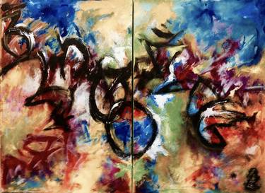 Original Modern Abstract Paintings by Aatmica Ojha