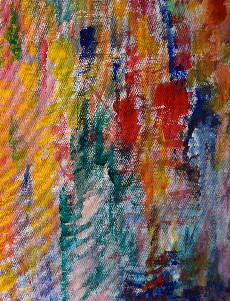 Original Abstract Expressionism Abstract Painting by Aatmica Ojha