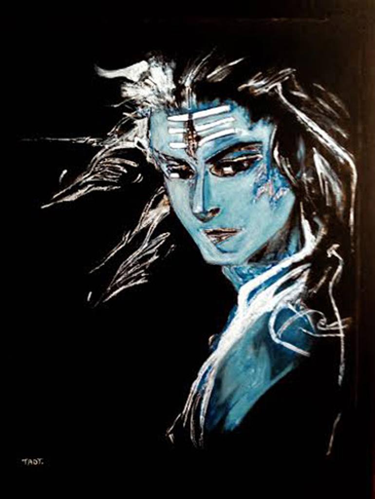 Lord Shiva Painting by Aatmica Ojha Saatchi Art