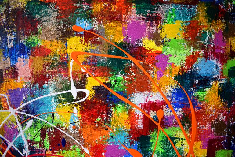 Original Abstract Music Painting by Aatmica Ojha