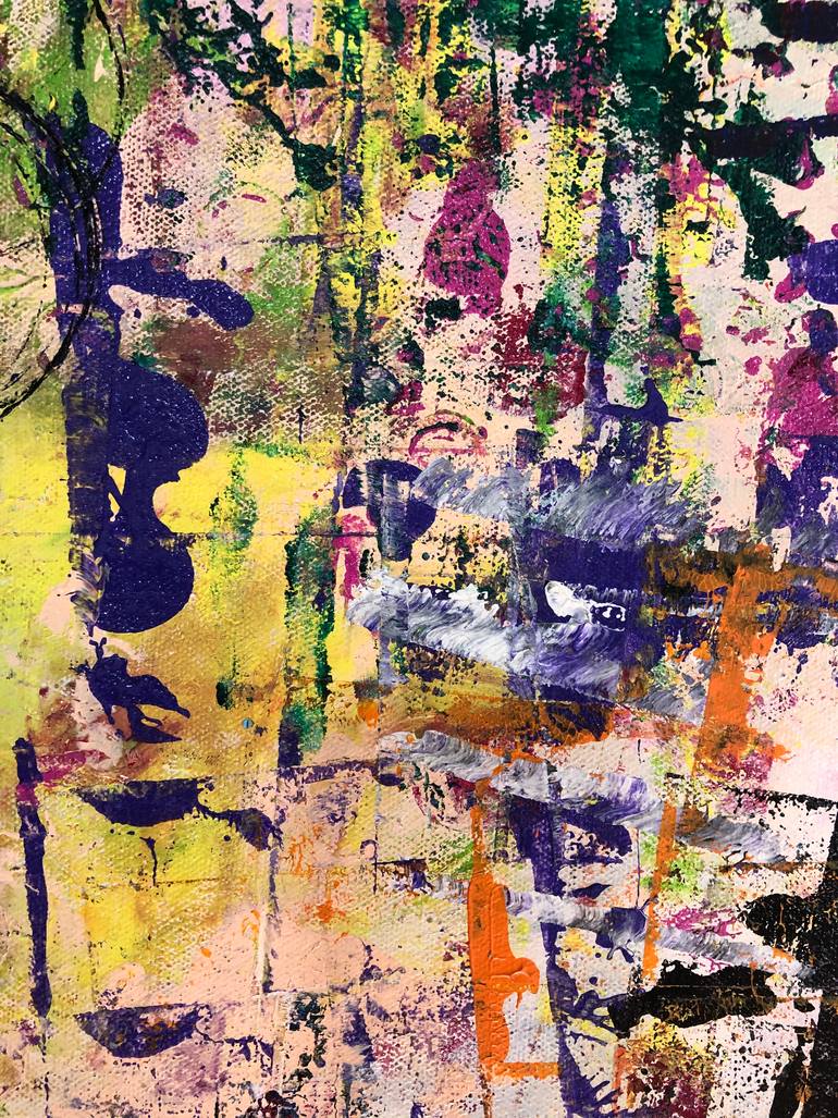 Original Abstract Nature Painting by Aatmica Ojha