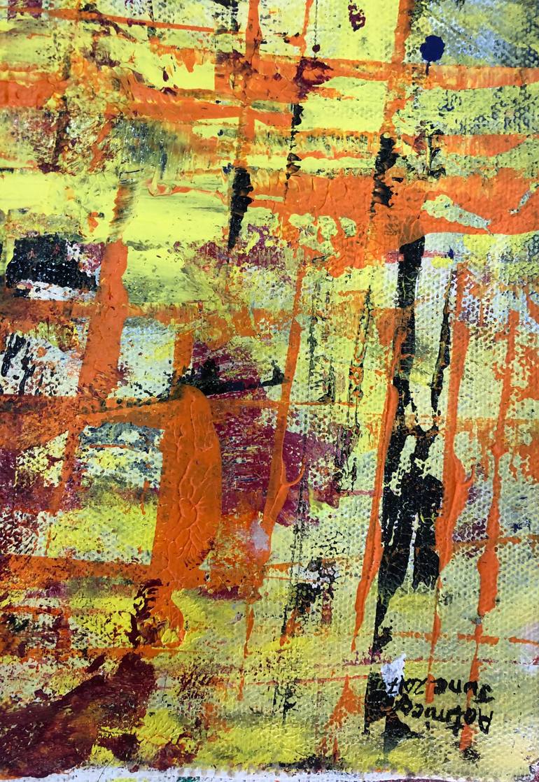 Original Abstract Nature Painting by Aatmica Ojha