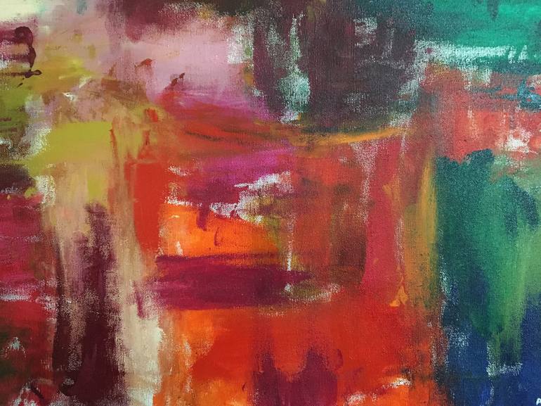 Original Abstract Expressionism Culture Painting by Aatmica Ojha