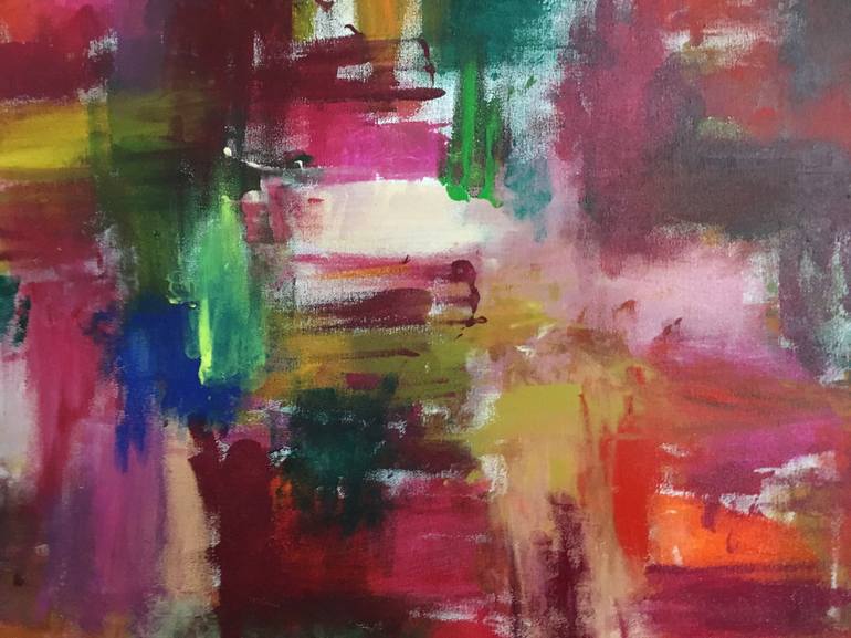 Original Abstract Expressionism Culture Painting by Aatmica Ojha