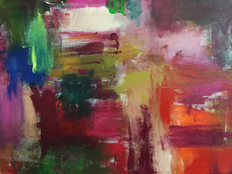 Original Abstract Expressionism Culture Painting by Aatmica Ojha