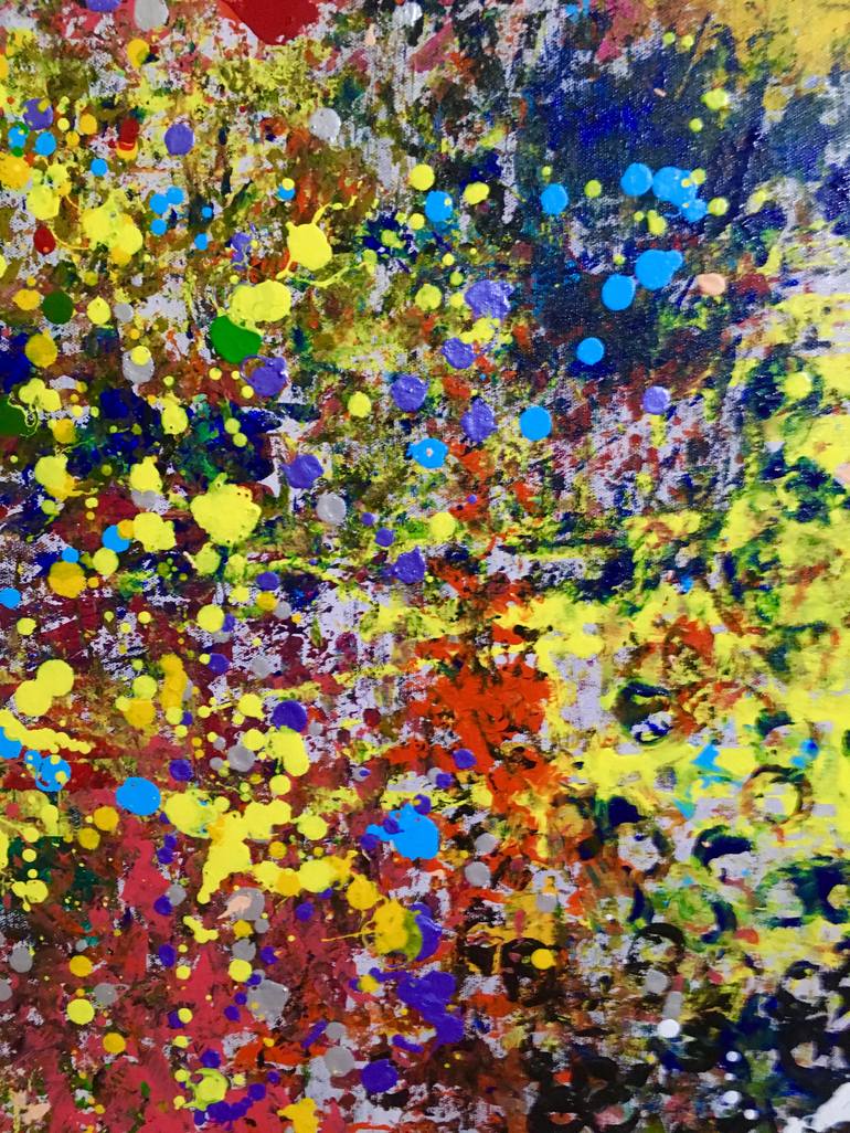 Original Abstract Expressionism Abstract Painting by Aatmica Ojha