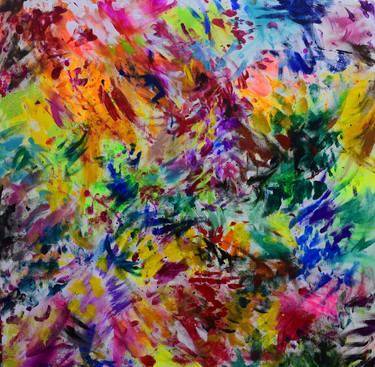 Original Abstract Expressionism Abstract Paintings by Aatmica Ojha