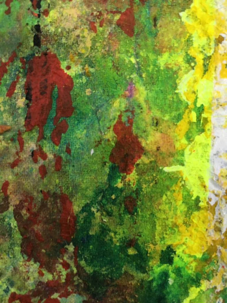 Original Abstract Expressionism Abstract Painting by Aatmica Ojha