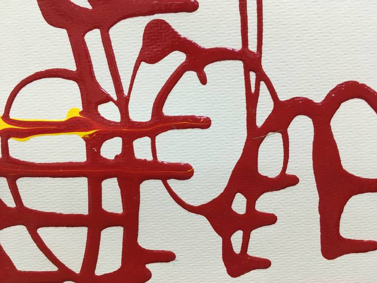 Original Abstract Expressionism Abstract Painting by Aatmica Ojha