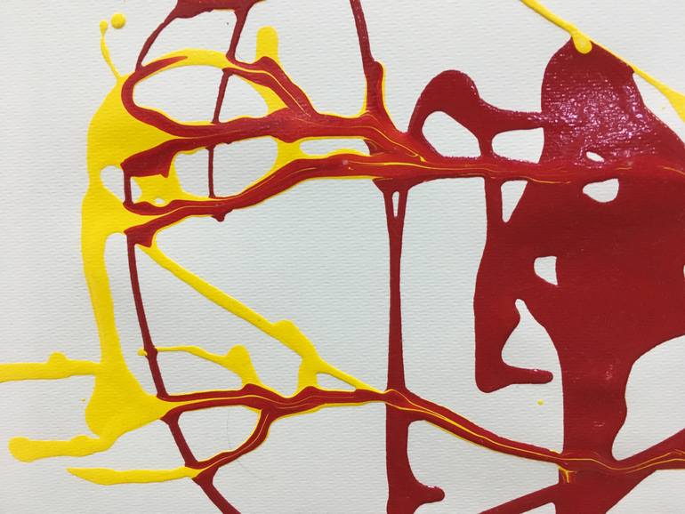 Original Abstract Expressionism Abstract Painting by Aatmica Ojha