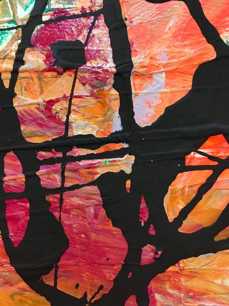 Original Abstract Expressionism Abstract Painting by Aatmica Ojha