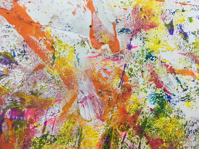 Original Abstract Expressionism Abstract Painting by Aatmica Ojha