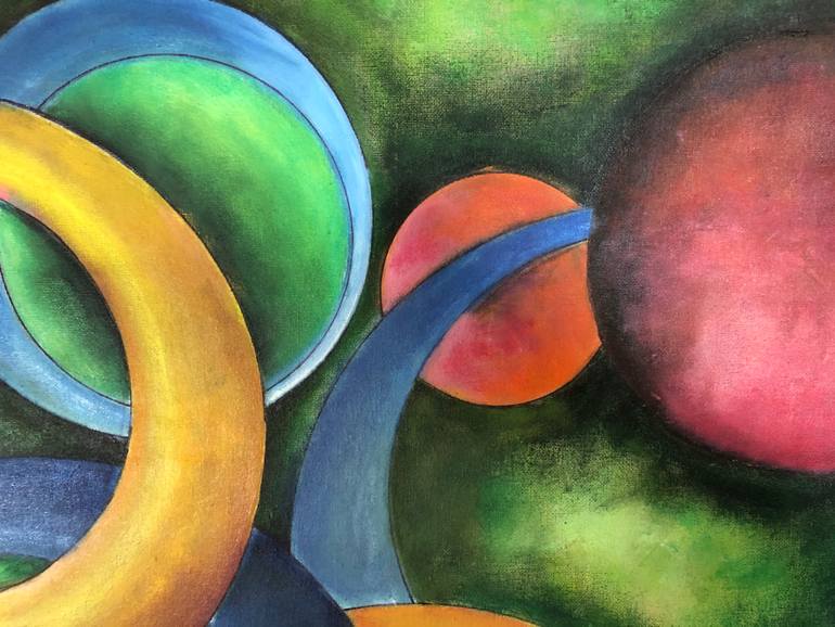 Original Abstract Expressionism Abstract Painting by Aatmica Ojha