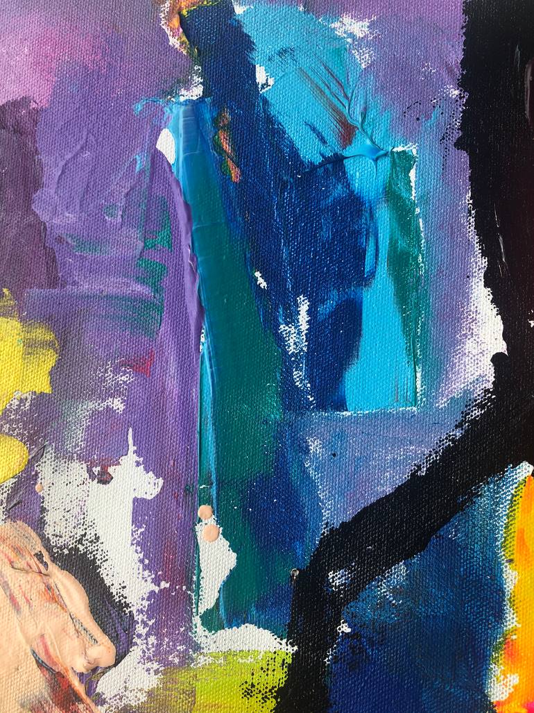 Original Abstract Expressionism Abstract Painting by Aatmica Ojha