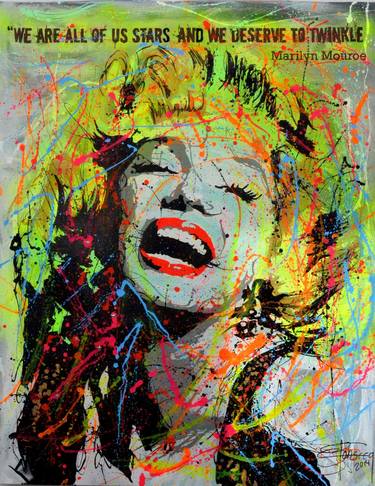 Original Expressionism Pop Culture/Celebrity Paintings by Pedro Fonseca