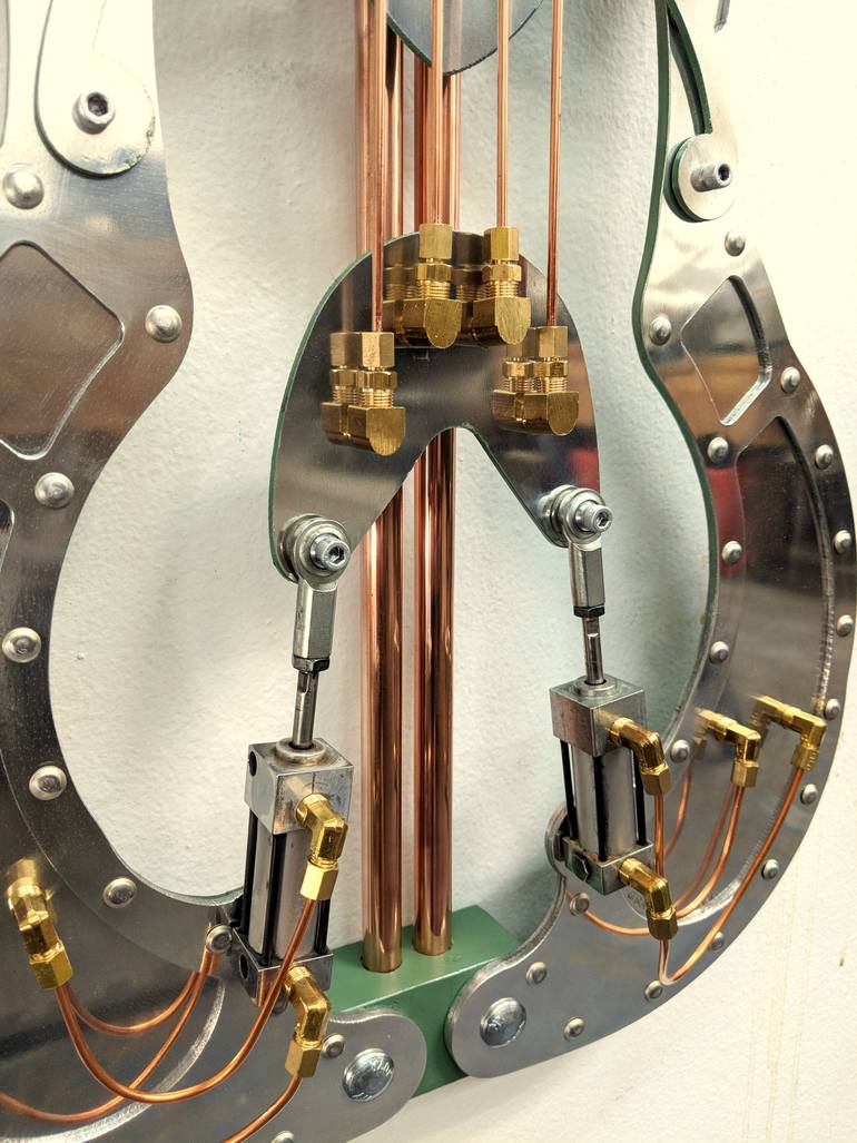 Original Abstract Music Sculpture by David Graybill