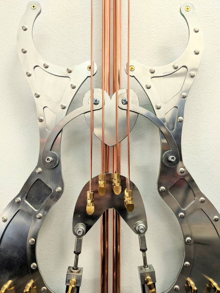 Original Abstract Music Sculpture by David Graybill