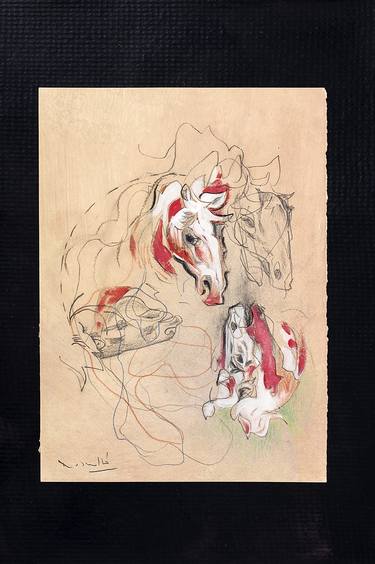 Original Horse Paintings by Josep M Rossello