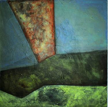 Original Abstract Expressionism Abstract Painting by Volodymyr Beliakovych