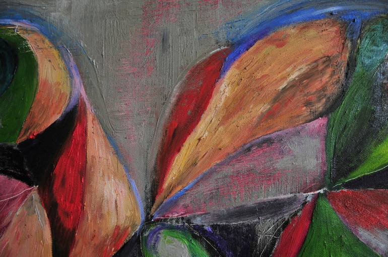 Original Abstract Expressionism Abstract Painting by Volodymyr Beliakovych