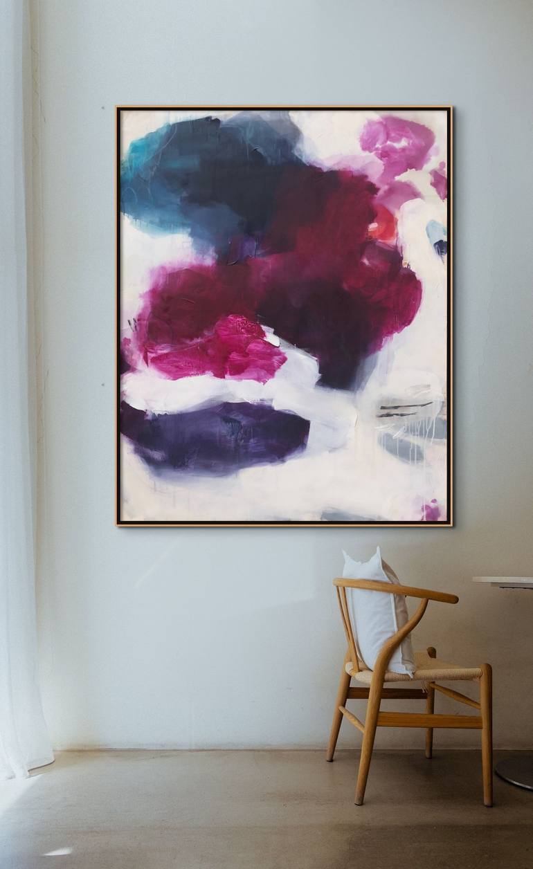 Original Abstract Expressionism Abstract Painting by MELISSA Beaulieu
