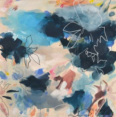 Original Abstract Expressionism Abstract Paintings by MELISSA Beaulieu