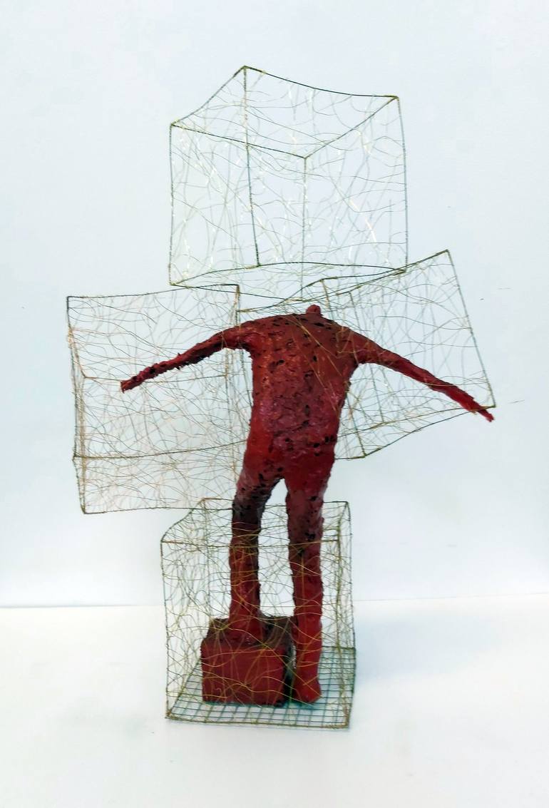 Original 3d Sculpture People Sculpture by Barbara Licha