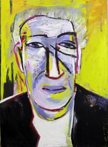 Print of Abstract Expressionism Portrait Paintings by Barbara Licha