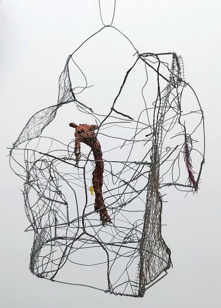 Original Abstract Expressionism People Sculpture by Barbara Licha