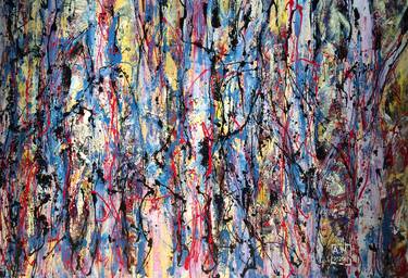 Original Abstract Expressionism Abstract Paintings by ARI NUGROHO