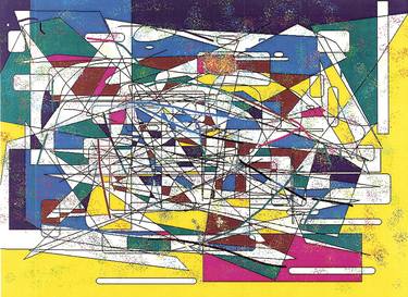 Original Cubism Abstract Drawings by Michael Batiukov