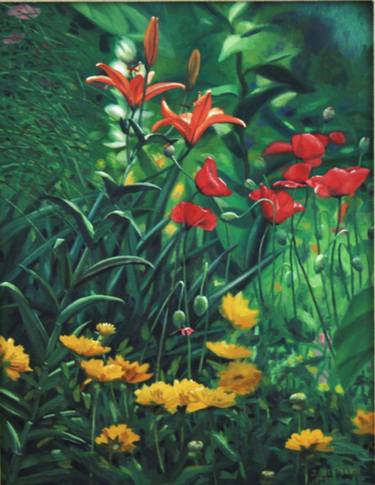 Garden focus - lillies, poppies thumb