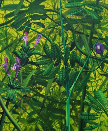 Meadow Blow-up Series - vetch and henbit thumb