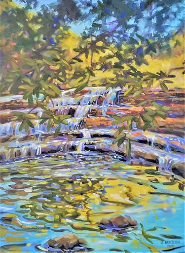 Original Expressionism Landscape Paintings by judson newbern