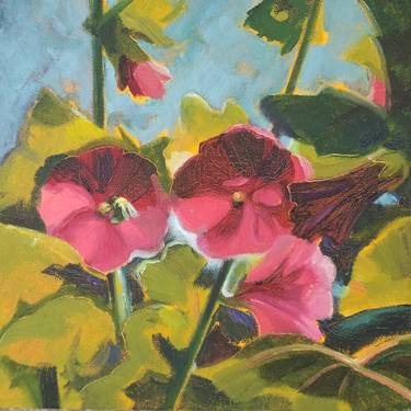 Original Expressionism Floral Paintings by judson newbern