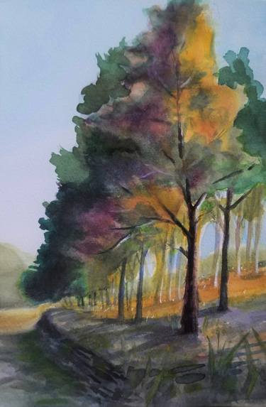 Original Impressionism Tree Paintings by judson newbern