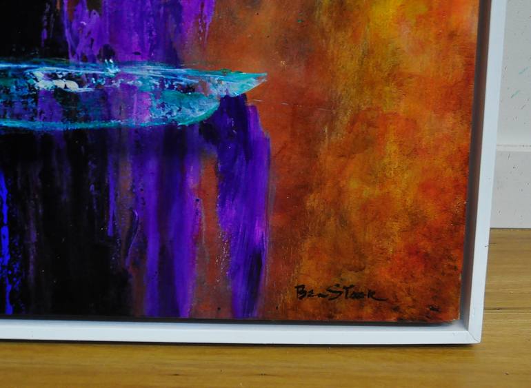 Original Abstract Expressionism Abstract Painting by Ben Stack