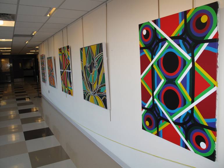 Original Abstract Expressionism Abstract Painting by José M Fontaiña