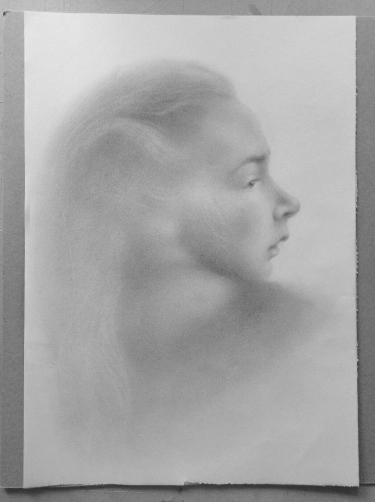 Original Figurative People Drawing by Anetta Piechowska