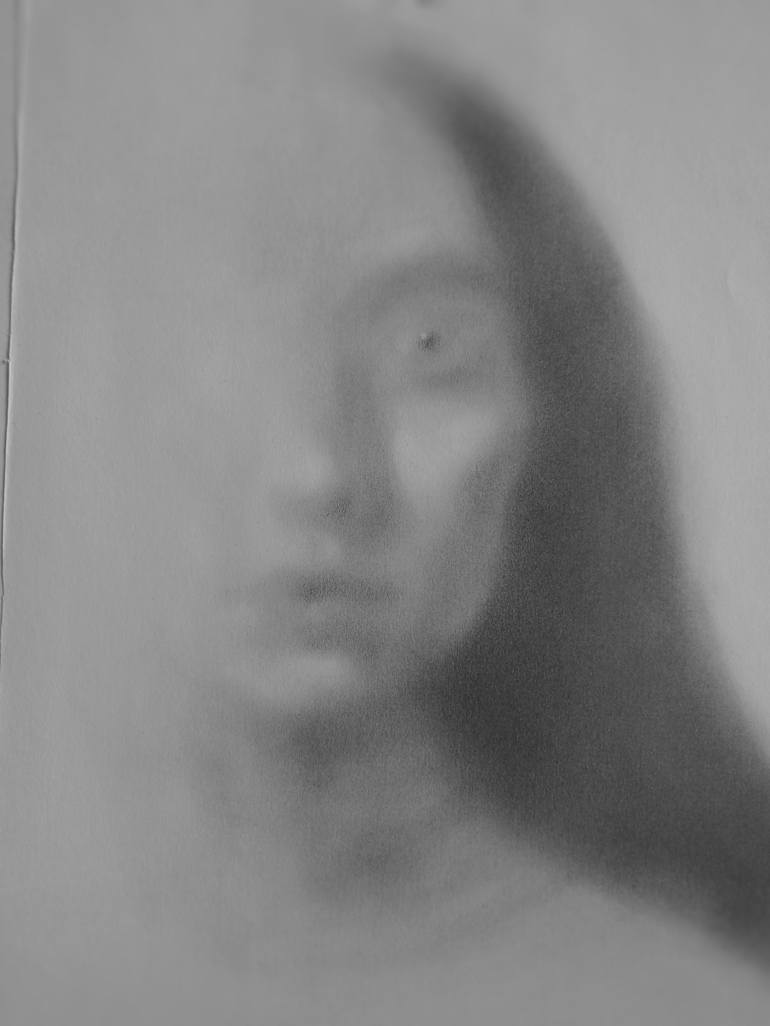 Original Figurative Portrait Drawing by Anetta Piechowska