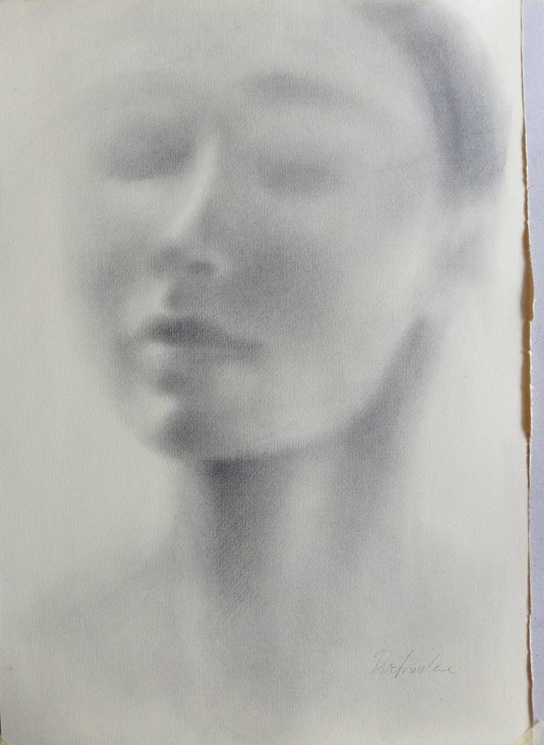 Original Figurative Portrait Drawing by Anetta Piechowska